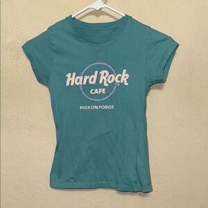 Hard Rock Cafe Teal Short Sleeve kids Tee